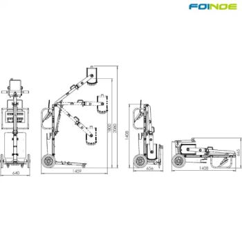 X-ray-Machine-Prices Foinoe Medical Digital Radiology Dr X-ray Mobile X Ray Equipment Mobile Xray Machine Price - Nanjing Foinoe Co., Ltd. - China