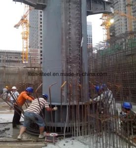 Prefabricated Strong Structural Steel Column Building with Male Pin for Concrete - Foshan Lixin Steel Material Co., Ltd. - China