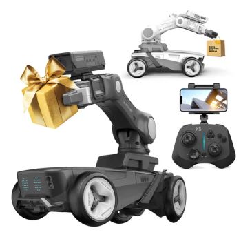 2 4G RC Intelligent Robot Car Toys Automatic Obstacle Avoidance Remote Control Machinery Arm Carrier Truck Vehicle with Camera - Shantou Tango Tech Co., Ltd. - China