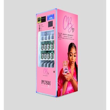 Modern Beauty Vending Machine Automatic Makeup Skincare and Cosmetic Product Dispenser - senesie mfg llc - United States