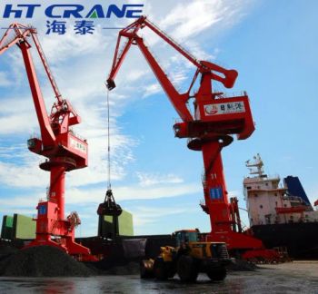 Level Luffing Portal Crane 25 Ton Mobile Harbour Pedestal Portal Crane - Henan Haitai Heavy Industry Co., Ltd - China
