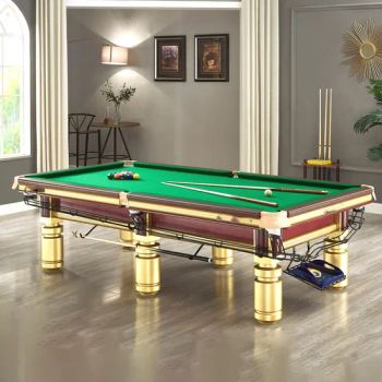 Snooker Tables Pool Board & 4 in 1 Game 7 Feet Slate Stone Modern Looking Glass Metal Corner Plate for with Coin Billiard Table - Hangzhou Longwin Industry Limited - China