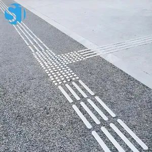 Stainless Steel Directional Tactile Bar Tgsi Corduroy Linear Tactile Paving Strip for Pedestrian Guidance and Barrier Free Accessi - Shandong Jincheng Building Materials Co., Ltd - China