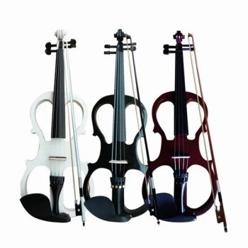 Factory Price Musical Instruments Handmade Electronic Violin Electric Silient Violin for Beginners - Taixing Jinying Musical Instruments Co., Ltd. - China