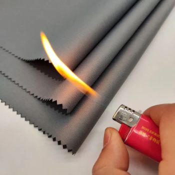 PU-Coated 300d RPET Fire Retardant Polyester Oxford Fabric for Waterproof Camping Tents/Awning/Luggage - Shanghai July Textile Co.,Ltd - China