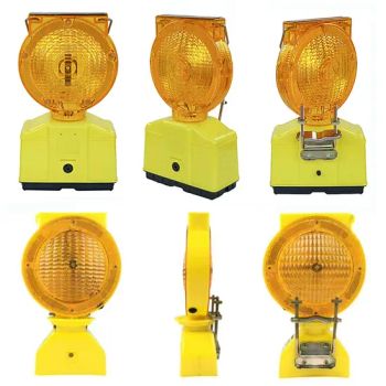 Sun Proof Solar Battery Powered Lights LED Warning Lamp Traffic Road Safety Barricade Light - Taizhou Shangcheng Transportation Facilities Co., Ltd. - China
