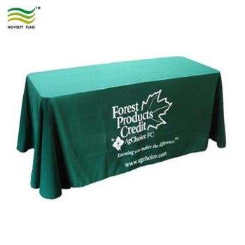 Trade Show Event Tablecloth Table Throw Tablecover Polyester - Xiamen Novelty Flag Co., Ltd. - China