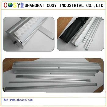 Advertising Equipment of Roll up Banner Stand Type Round Color Silve Origin Shanghai Specification SGS Model NO. - Shanghai Cosy Industrial Co., Ltd. - China