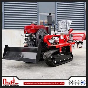 China Crawler Tractor Cultivators 25HP 35HP for Small Tractors Mini Crawler Garden Tractor Lawn Mower Mini Crawler Cultivator - Shandong Dongwang Machinery Manufacturing Co., Ltd. - China