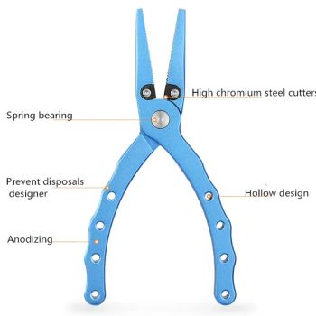 Fishing Pliers Long Reach Hook Remover Pliers Size Middle HS Code 78060090 Sample Avaliable Origin Guang Dong Model NO. ST-3119CC - Guang Dong Yong Huang Leisure Products Co., Ltd. - China