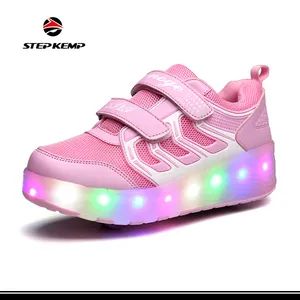 Hot Selling Teenagers Casual Walking Shoes Two Wheel Roller Skate Shoes Ex-25s4065 - QUANZHOU QIRUN TRADING CO., LTD. - China