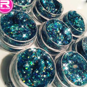Popular Face and Body Glitter Cream Face Makeup Glitter Gel Pao 12 Month Origin China Form Hexagon Model NO. F-27 Material - Guangzhou Rangecolor Cosmetics Co., Ltd. - China