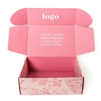 Wholesale Pink Corrugated Eco Mystery Box with Logo Luxury Shopping Famous Branding - Weifang Zongyuan Printing And Packaging Co., Ltd. - China