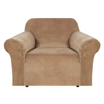 Velvet Slipcovers Spandex Chair Cover with Velvet Plush Fabric for Cushion Couch - Shenyang Zhuotai Technology Co., Ltd. - China