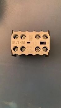 Plastic Auxiliary Contactor Block Brand EATON Material Plastic Part Number 40DILE XTMCX Mounting Type Front Fixing Terminal Type Screw - JSK Corporation - India