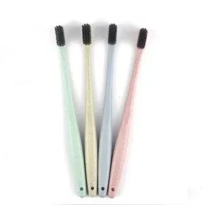 Disposable Wheat Straw Toothbrush with Hotel Amenities for Guest Room - BLK Corporation - China