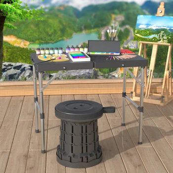 Folding Picnic Stable Outdoor Plastic Folding Table Suitcase Picnic Table - Zhejiang Yongkang Suyuan Industry & Trade Co., Ltd. - China