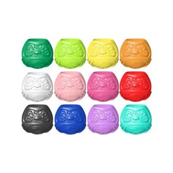 Colorful Disposable Daruma Permanent Makeup Pigment Holder Tattoo Ink Cup - Yiwu Yaba Tattoo Equipment Co., Ltd. - China