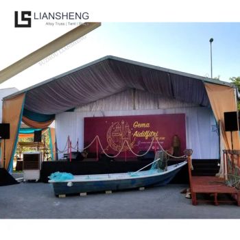 Factory Outlet Luxury Hotel Room PVDF Membrane Structure Architecture Aluminum Warehouse Storage Tent - Suzhou Liansheng Aluminum Industry Co., Ltd. - China