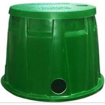 FRP Green Earthing Pit Covers Color Green Material FRP Head Shape Round Diameter 6 - 12 Inch Usage/Application Pit - SP Tru Power Earth Solutions - India