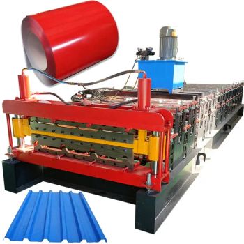 Double Layer Roll Forming Machine Tile Roof Building Material Making Machinery Plain Tile Low Prices - Zhengzhou Share Machinery Co., Ltd. - China