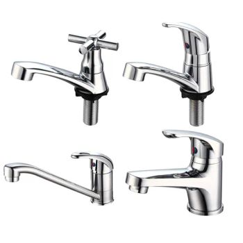Cheaper Single Plastic ABS Kitchen/Basin/Bathroom Faucet with Chrome Finished - Taizhou Luqiao Jingyue Plastics Factory - China