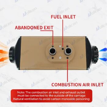 Smart 8kw 12V 24V Aluminum Body, Spilt Air Heater with Control Panel, Remote Control and Oil Pump for Caravans SUV RV Yacht Boat Car Parking Heaters Condition - Changzhou Holicen New Energy Technology Ltd. - China