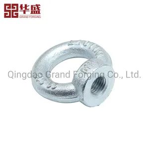 China Factory Eye Nut Forged Carbon Steel Electro-Galvanized Eye Nut - Qingdao Grand Forging Co., Ltd. - China