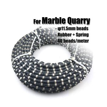 11.0mm Diamond Wire Saw for Granite Marble Quarrying Trademark SUNNY Wire Life 8 - 20 HS Code 82029910 Steel Wire Diepa Line Speed 24 - 28 - Quanzhou Sunny Superhard Tools Co., Ltd. - China