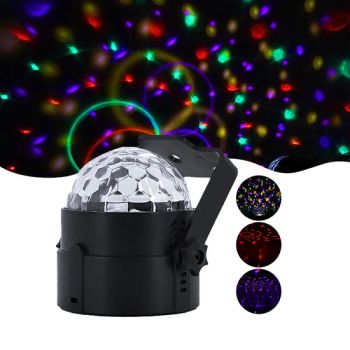 LED Disco Spin Magic Ball Sound Control 15D Private Stage Lights - GLORIOUS PROMO CO.,LIMITED - China
