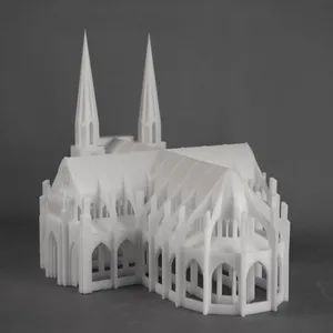 3D Printing Services SLA ABS Resin 3D Drawings Building Model - HCRC (Xiamen) Material Technology Co., Ltd. - China