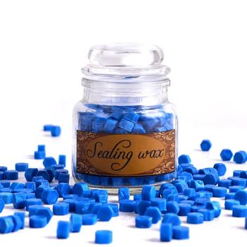 Letter Sealing Wax Granules Antique Hexagon Sealing Wax Beads in Glass Bottle - Shijiazhuang Tabo Candles Sales Co., Ltd. - China