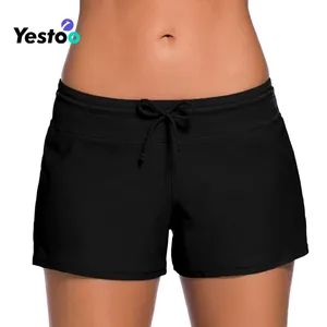 Womens 3" Waistband Swimsuit Bottom Boy Shorts Swimming Panty - Amoy Yestoo Apparel Co., Ltd. - China