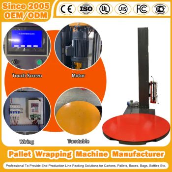 Automatic Shrink/Rotary Arm Stretch/Roll/Film Pallet Wrapping Machine Manufacturer for Cartons/Boxes/Bags/Powder/Wheat/Rice/ Corn/Beans - Elite Machinery Group Co., Ltd - China