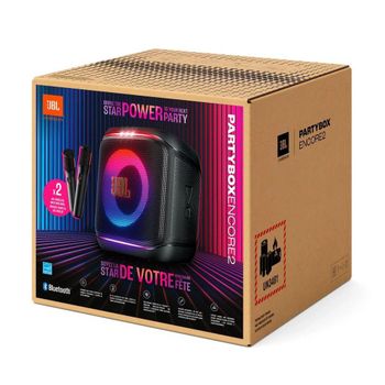 JBL PartyBox Encore 2 Portable Party Speaker with 2 Wireless Mics | NEW SEALED - Electronics online E-Store - United States