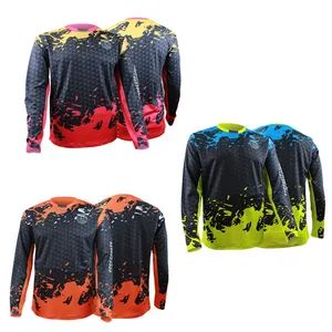 Hot Motorbike Cycling Clothes MTB BMX Racing Wear Kids Riding Motorcycle Custom Sleeve Clothing T Shirt Wear Sportswear Jersey - Guangzhou Sanliansan Sports Goods Co., Ltd. - China