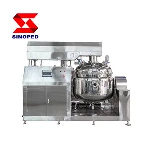 Vacuum Homogenizing Emulsifier with Hydraulic Lift Mayonnaise Sauce Mixer Cosmetic Cream Maker - Sinoped International (Liaoning) Co., Ltd. - China