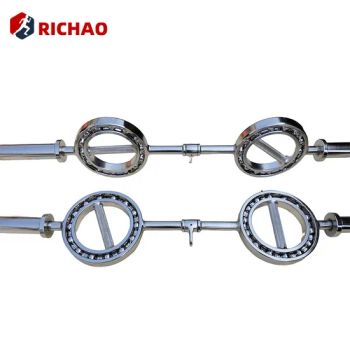 Gym Fitness Training Triceps Biceps Bar Rotating Handle Barbell Bar Free Weights Ez Curl Barbell - Dingzhou Ruichuang Metal Products Co., Ltd. - China