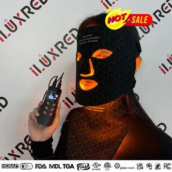 Custom Logo 850nm Skin Care Best Near Infrared Nir Photon Silicon LED Face Facial Mask Neck Red Light Therapy Beauty Mask - Shenzhen Ilux Technology Co., Ltd. - China