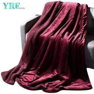 Camp King Size Printing Polyester Blanket Dark Red Fashion Style Super Soft Blanket for Relief - Foshan Yiroufang Textile Manufacture Co., Ltd. - China