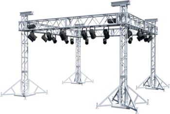 Aluminum Truss Stage Equipment Lighting Truss Aluminum Stage Truss for Fashion Show - Suzhou Liansheng Aluminum Industry Co., Ltd. - China