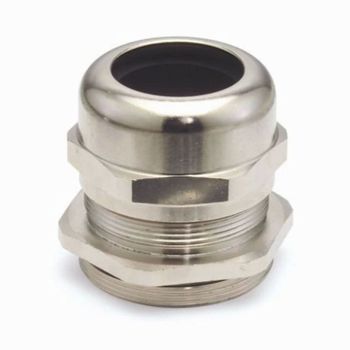 silver Pg Brass Cable Gland, IP 68 Color silver Material Brass IP Rating IP 68 Head Shape Round Thread Model PG 7 Plating Nickel - Bharti Power Engineering - India