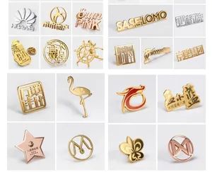 High Quality Chest Badge for Clothing Accessories Age Youth Size 3.5mm Color Gold Style Fashion Gender Female Plating - Dongguan New Bybon Hardware Jewelry Co., Ltd. - China