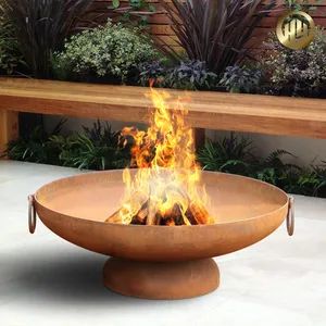 Metal Garden Customized Corten Steel Brazier Fire Pit Wood Stove Fireplace - Shandong HY Metal Products Ltd. - China
