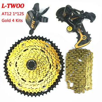 Ltwoo At12 MTB Mountain Bike Groupset 12 Speed Shifter Lever Rear Derailleur Racework Cassette 52t Ybn Chain Gold for Shimano - Tianjin Rongjinrui Technology Co., Ltd. - China
