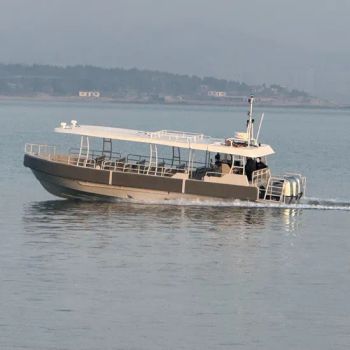 Aqualand 5.5m ~14.7m Rigid Aluminum Solid Foam Collar /Speed/Rib/Rescue/Diving/Patrol/Aluminium/Fishing/Motor Boat /Passenger/Ferry/Water Taxi/Boat - Qingdao Aqualand Marine Co., Ltd - China