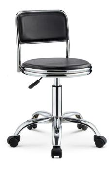 High Stool Brake Wheel Backrest Chair Bar Cashier High Stool Work Pulley Swivel Chair Lab Stool Lift High Chair - TIANJIN CHRCASE FURNITURE TECHNOLOGY DEVELOPMENT CO., LTD. - China