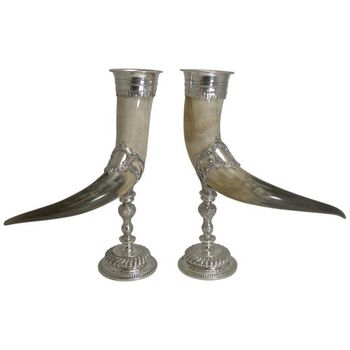 Handmade buffalo horn flower vase Large Size Desktop Decoration Buffalo horn flower Vase at wholesale price - HADIYA NOOR HANDICRAFTS - India
