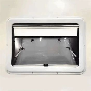 Caravan Dual Pane Acrylic Glass Roof Skylight Curved Window Condition New Main Market All Glass Windshield Certification - Shandong Kyushu Automotive Technology Co, Ltd. - China