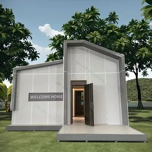 Modular Buildings Portable Glass Container Home Prefab House Steel Structure Villa - Orient Gs Housing International Engineering Co., Ltd. - China